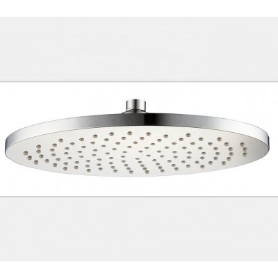 8 inch round matte top shower  ceiling chrome surface abs rainfall shower head overhead shower